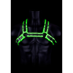 Ouch! Glow Harnais phosphorescent Glow Buckle Noir